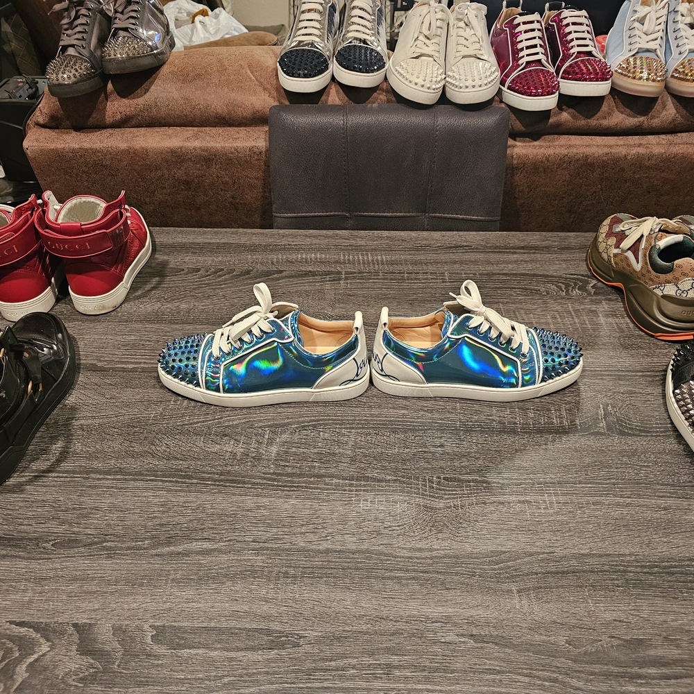 Teal Reactive Christian Louboutins